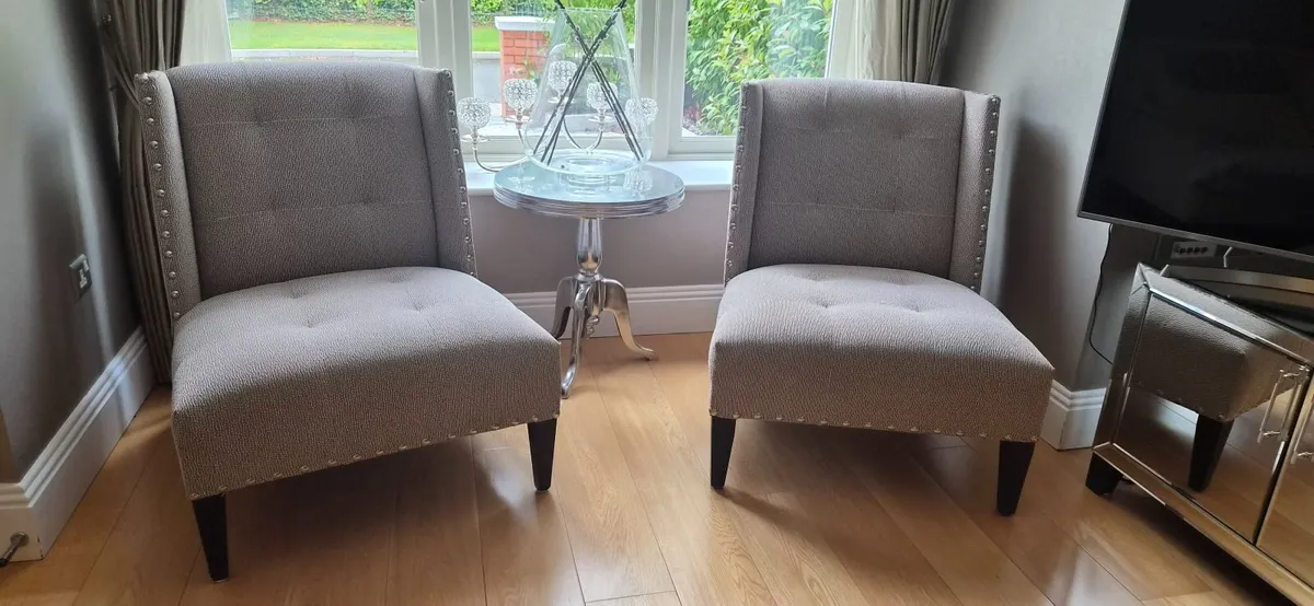 Occasion chairs pair - Image 1