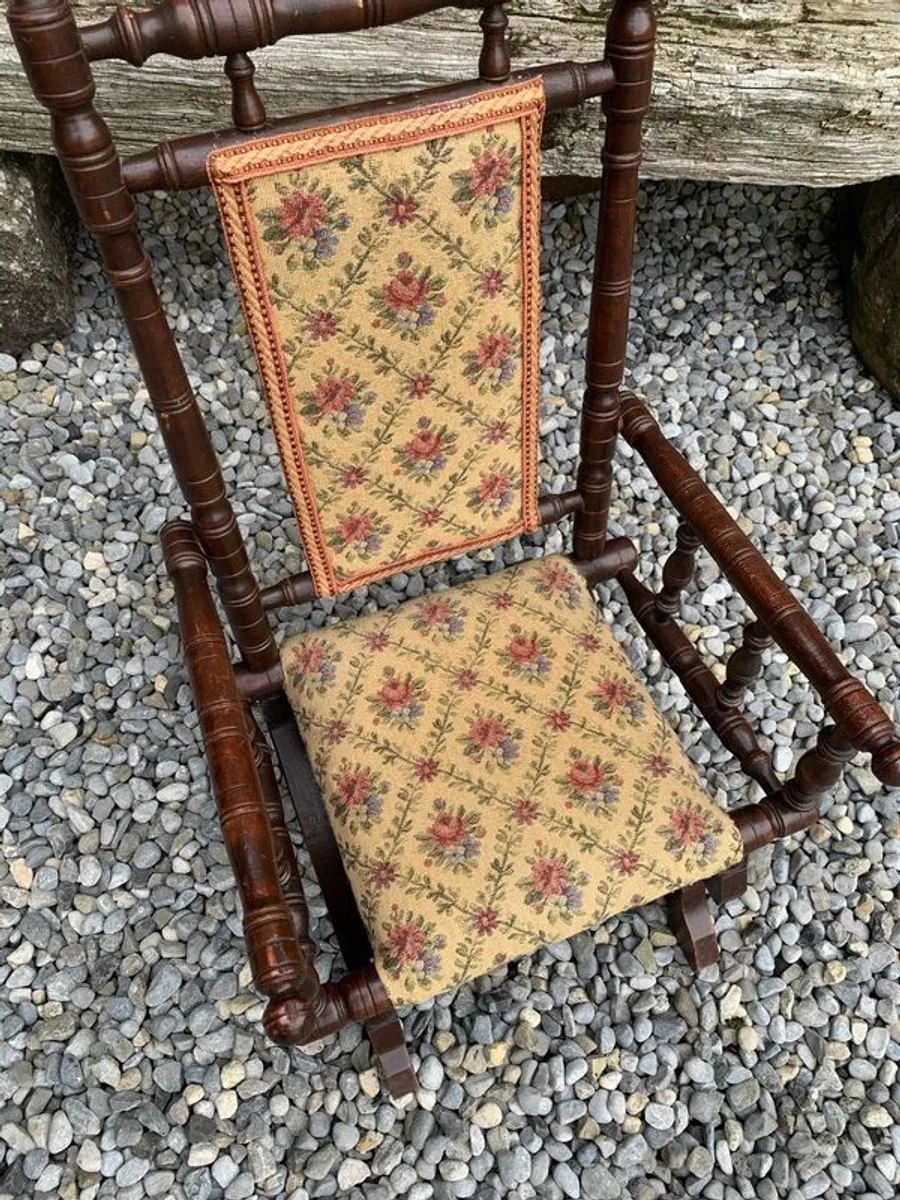 Edwardian Childs Rocking Chair. - Image 3