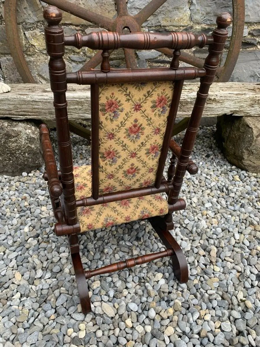 Edwardian Childs Rocking Chair. - Image 4