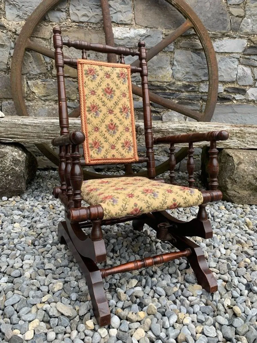 Edwardian Childs Rocking Chair. - Image 1