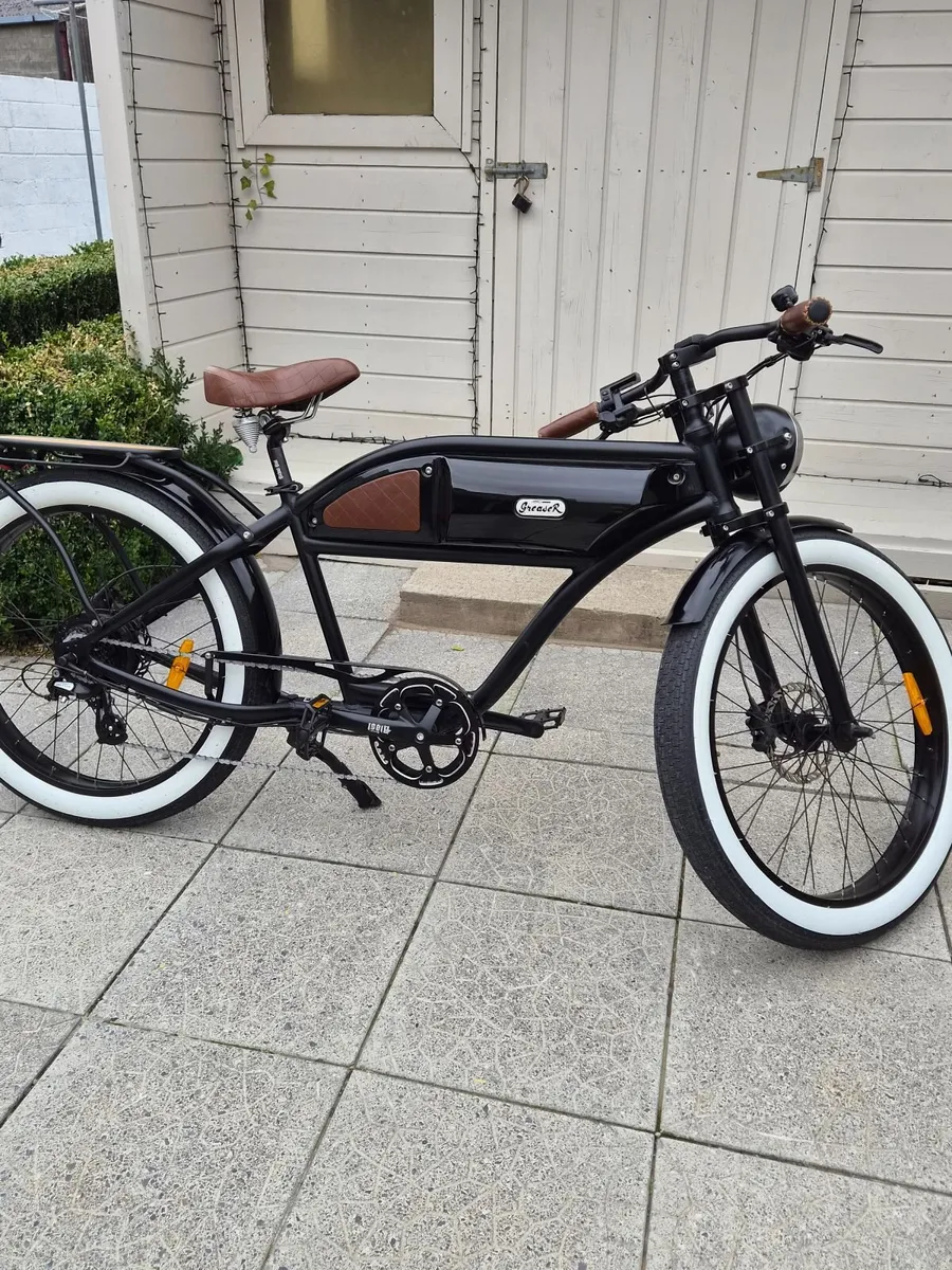 Classic retro style greaser ebike - Image 1