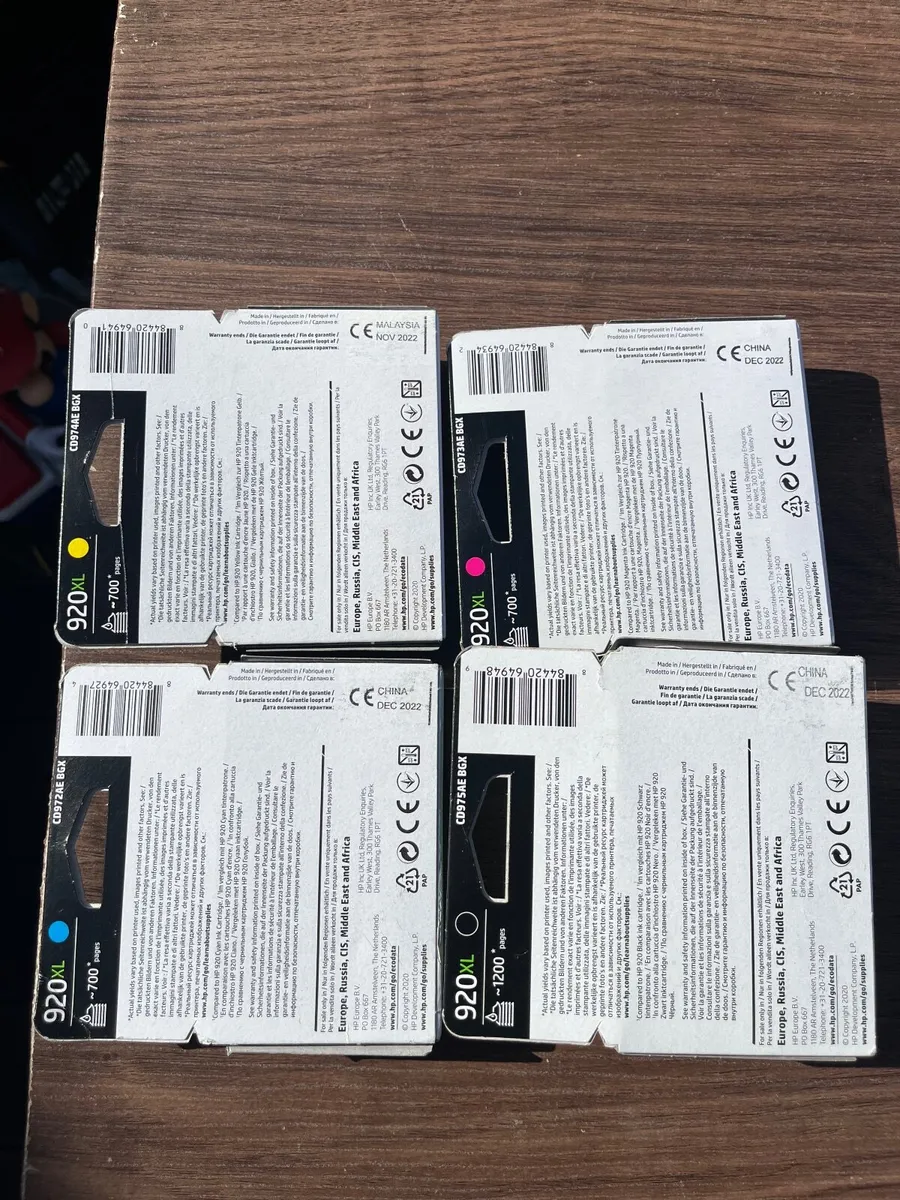 Set of HP 920XL Colour Ink Cartridges - Image 2