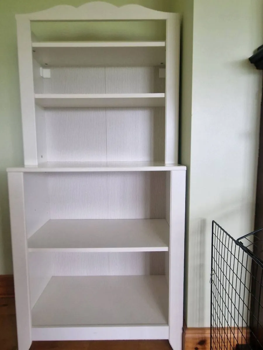 Bookcase and storage units with boxes - Image 1