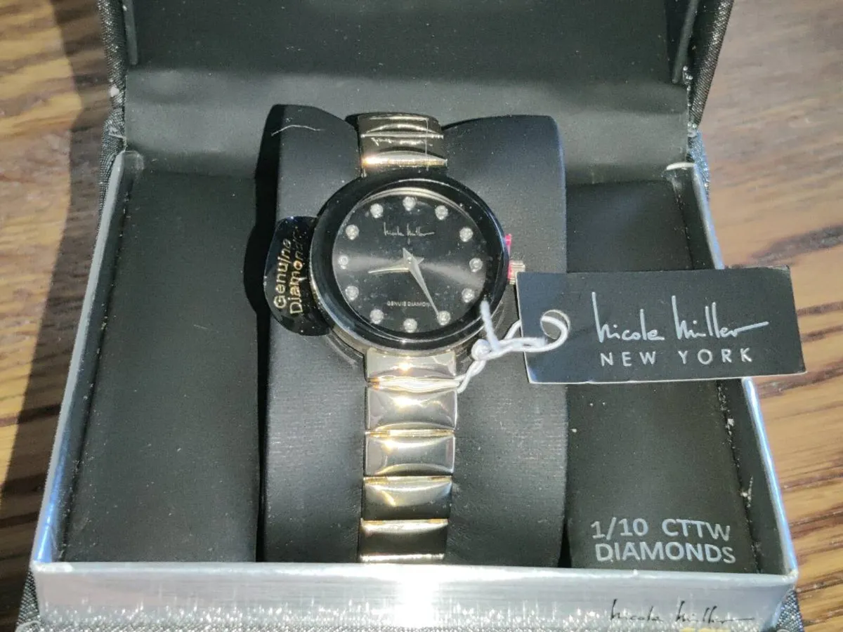 NICOLE MILLER NEW YORK, Diamond Huge Unisex Watch - Image 1