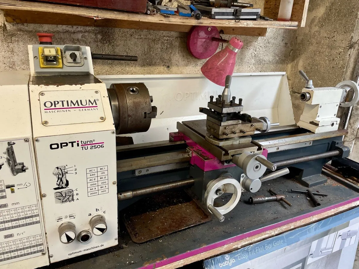 Optimum tu2506 lathe - Image 1