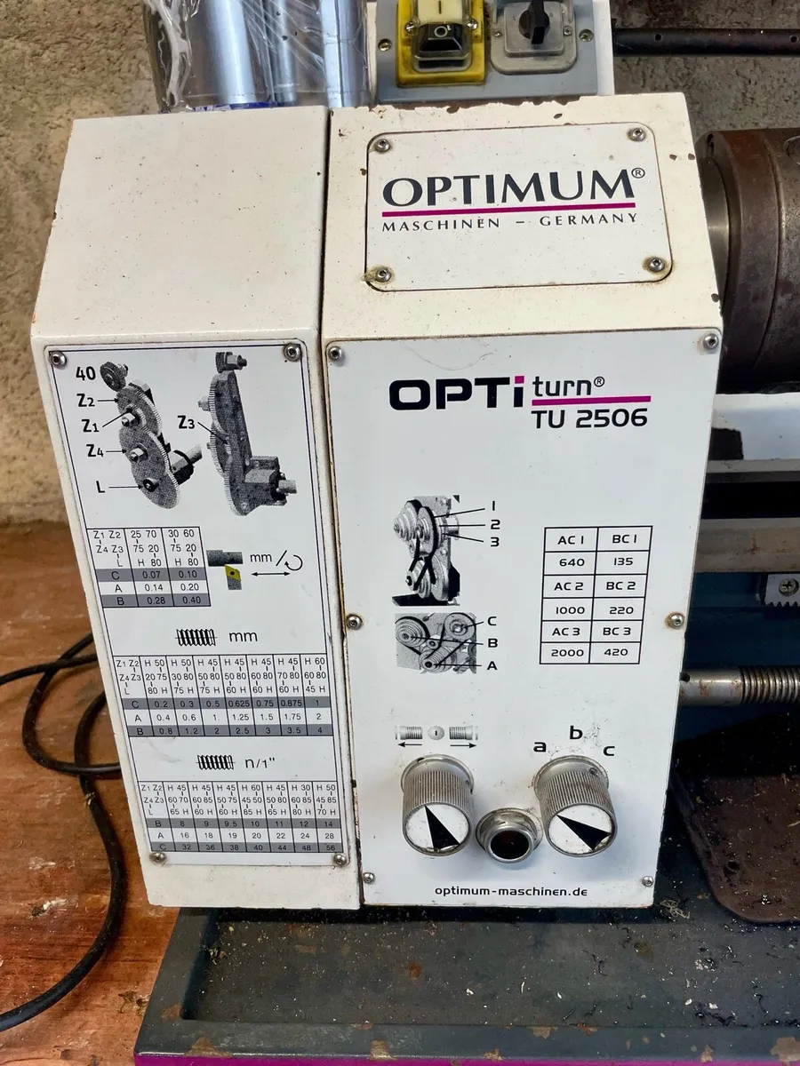 Optimum tu2506 lathe - Image 3