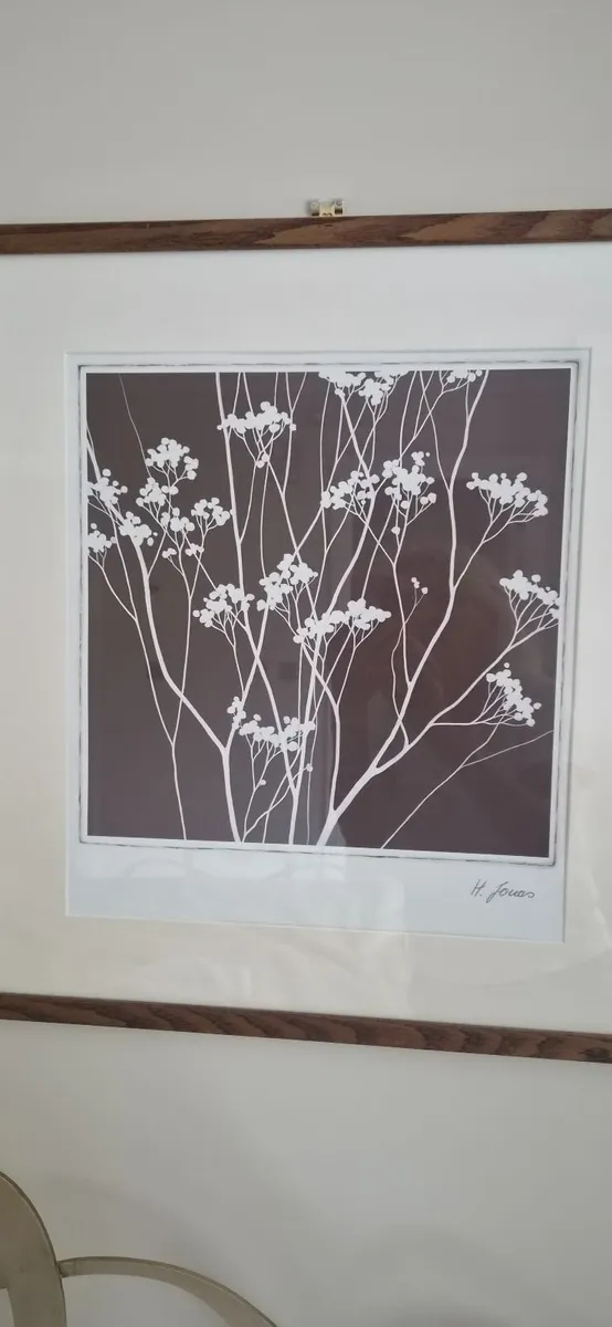 signed decorative botanical art - Image 2