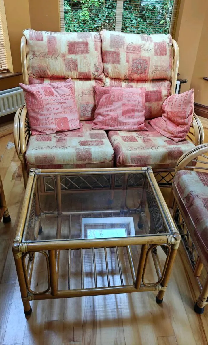 Sunroom Conservatory Wicker Set - Image 2