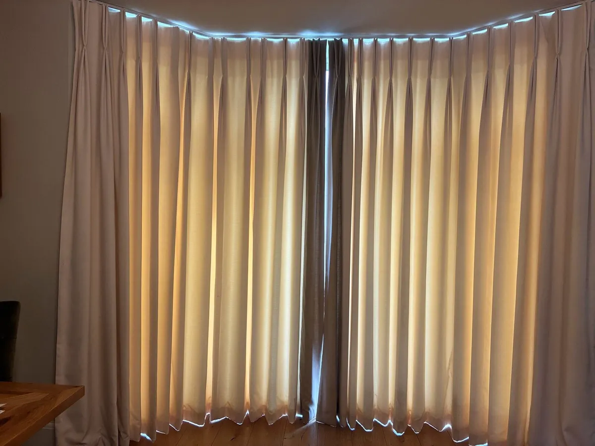 Made-to-Measure Cream Curtains - Image 3
