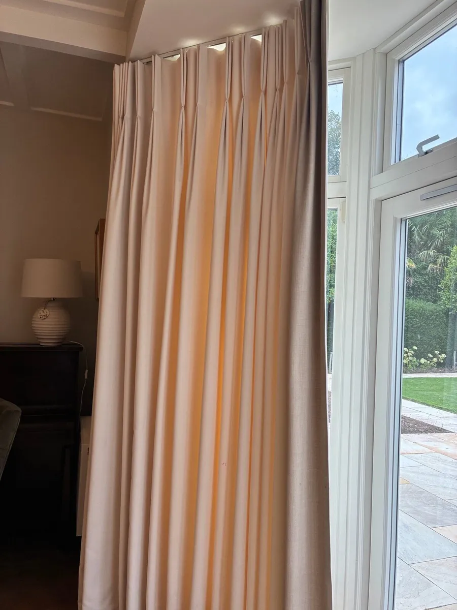 Made-to-Measure Cream Curtains - Image 2