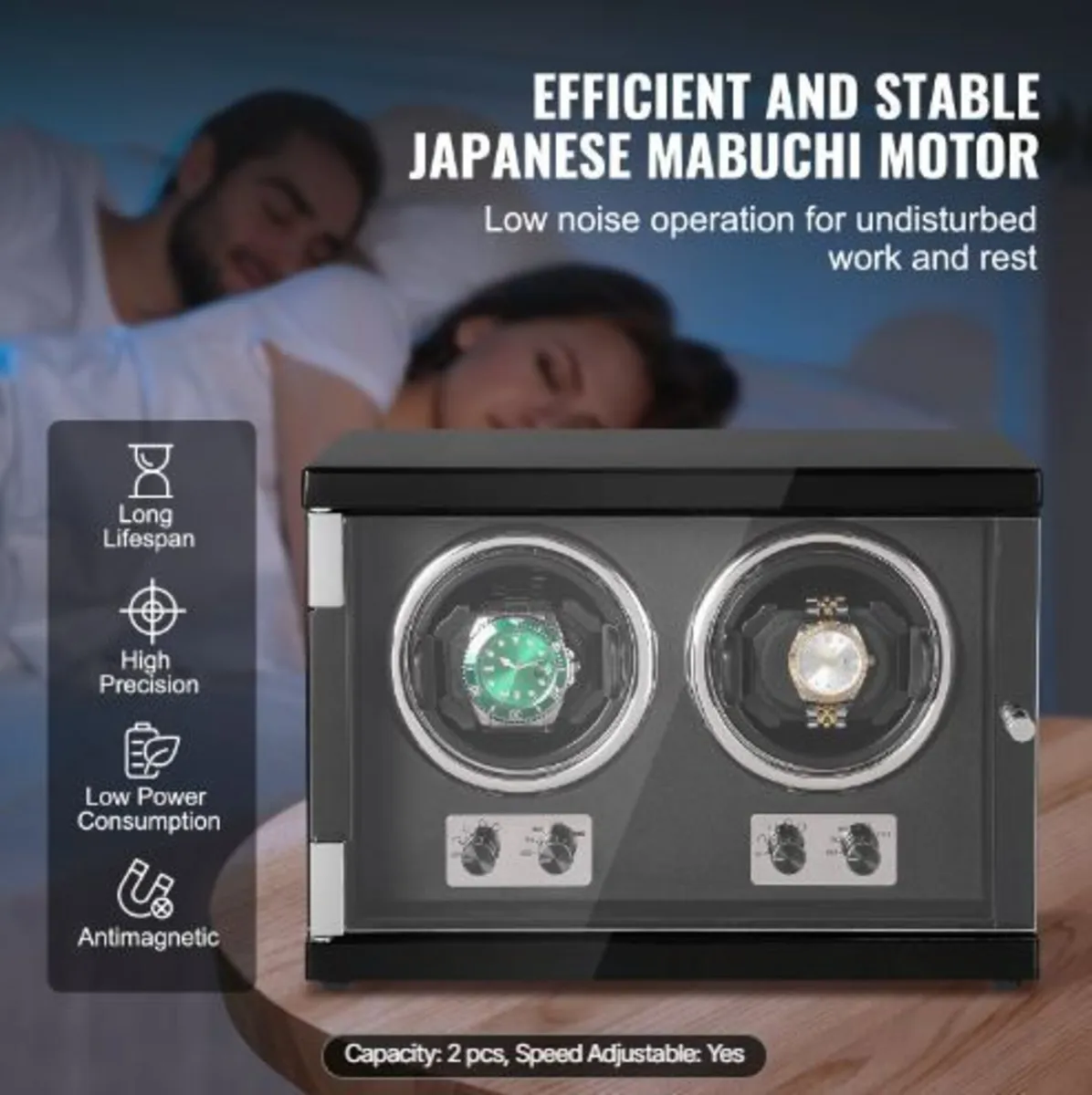 Watch Winder, Dual Watch Winder - Image 2