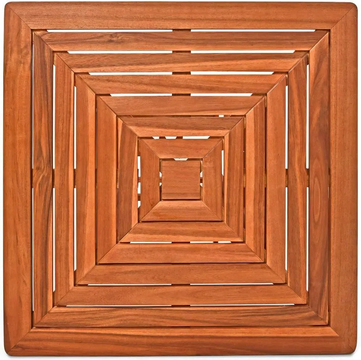Solid Acacia Wood Bar Table – 75 x 75 x 110 cm Ind - Image 2