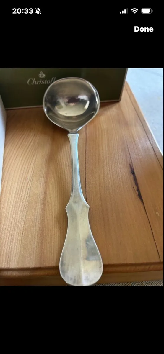 Christofle Silver Plated Serving Spoon - Image 2