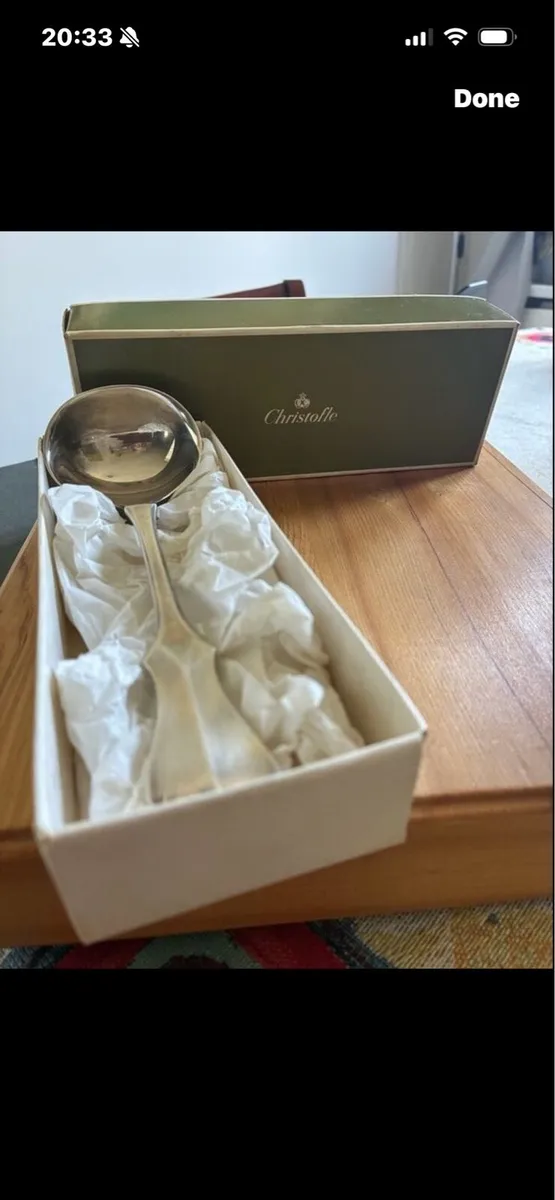 Christofle Silver Plated Serving Spoon - Image 3