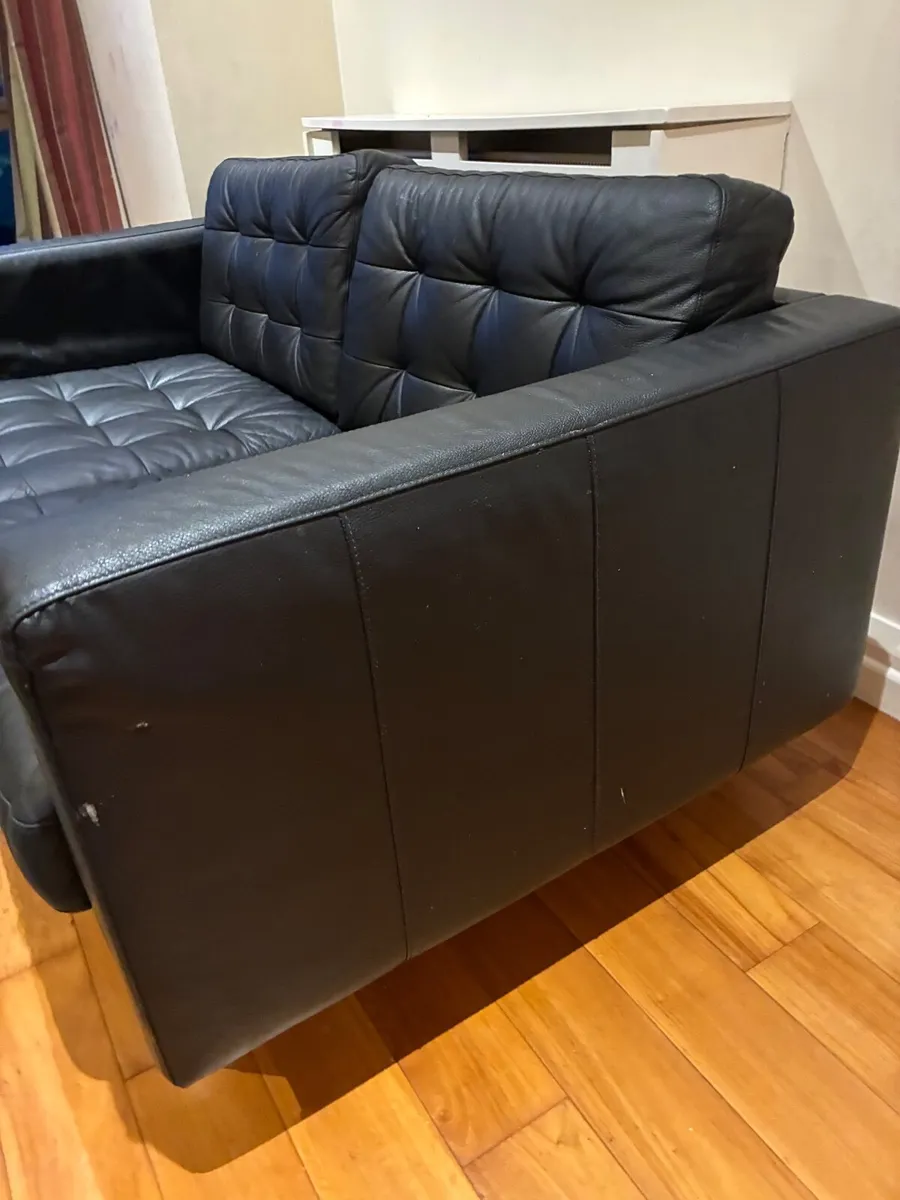 2 black Ikea sofas - FREE - Image 2