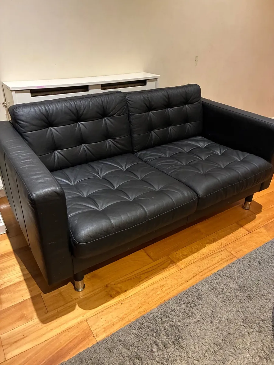 2 black Ikea sofas - FREE - Image 3