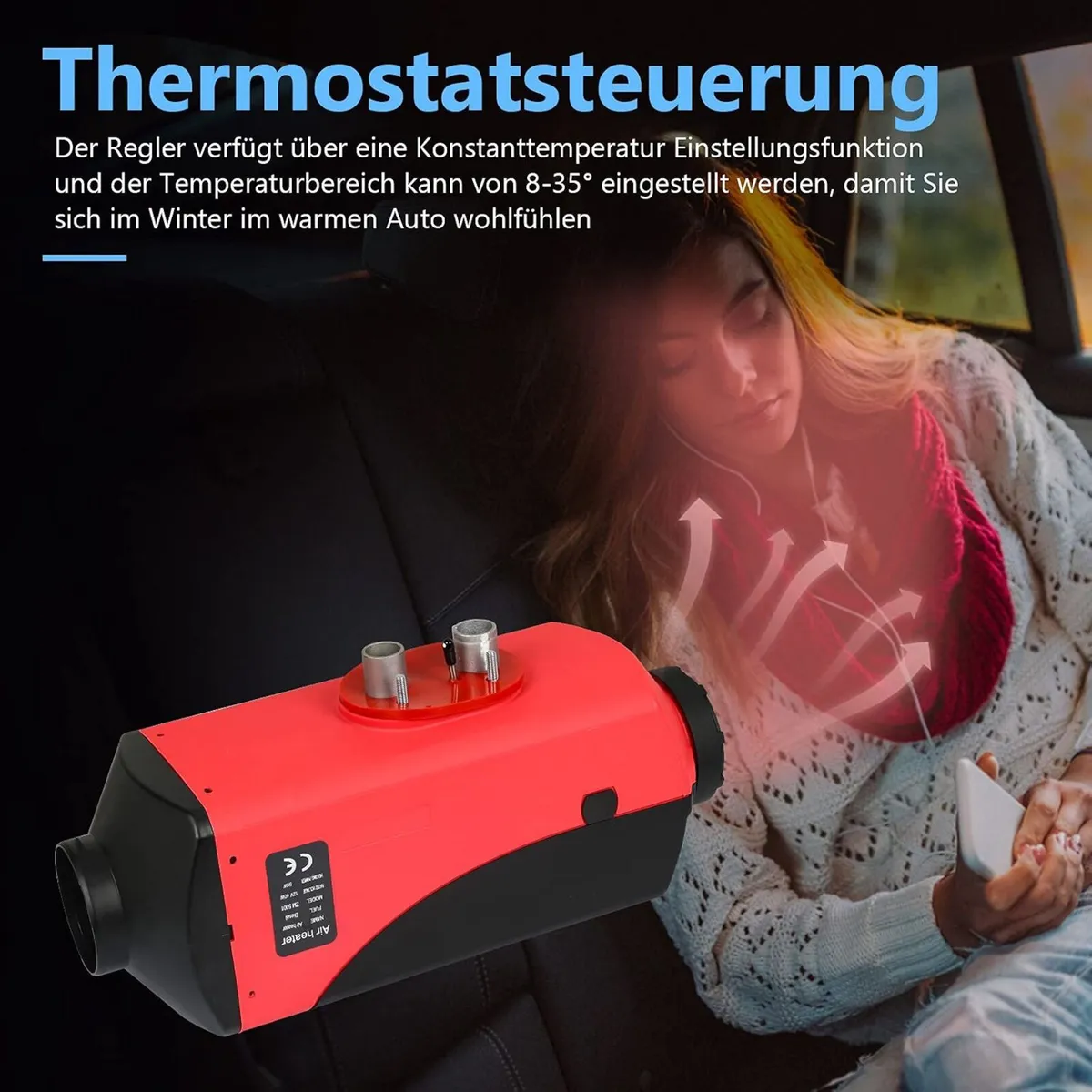 5kw Diesel Heater with Remote Control LCD Monitor - Image 3