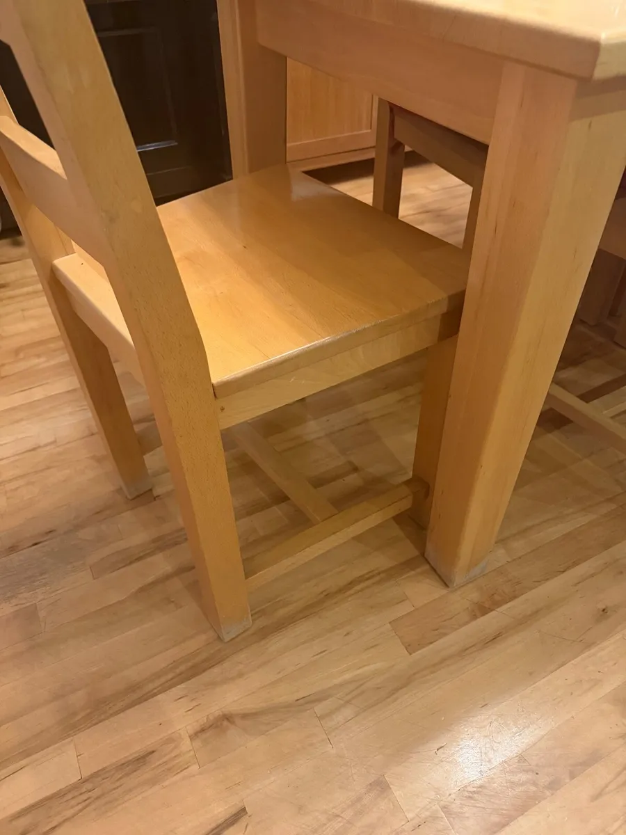 Dining table and chairs - Image 2