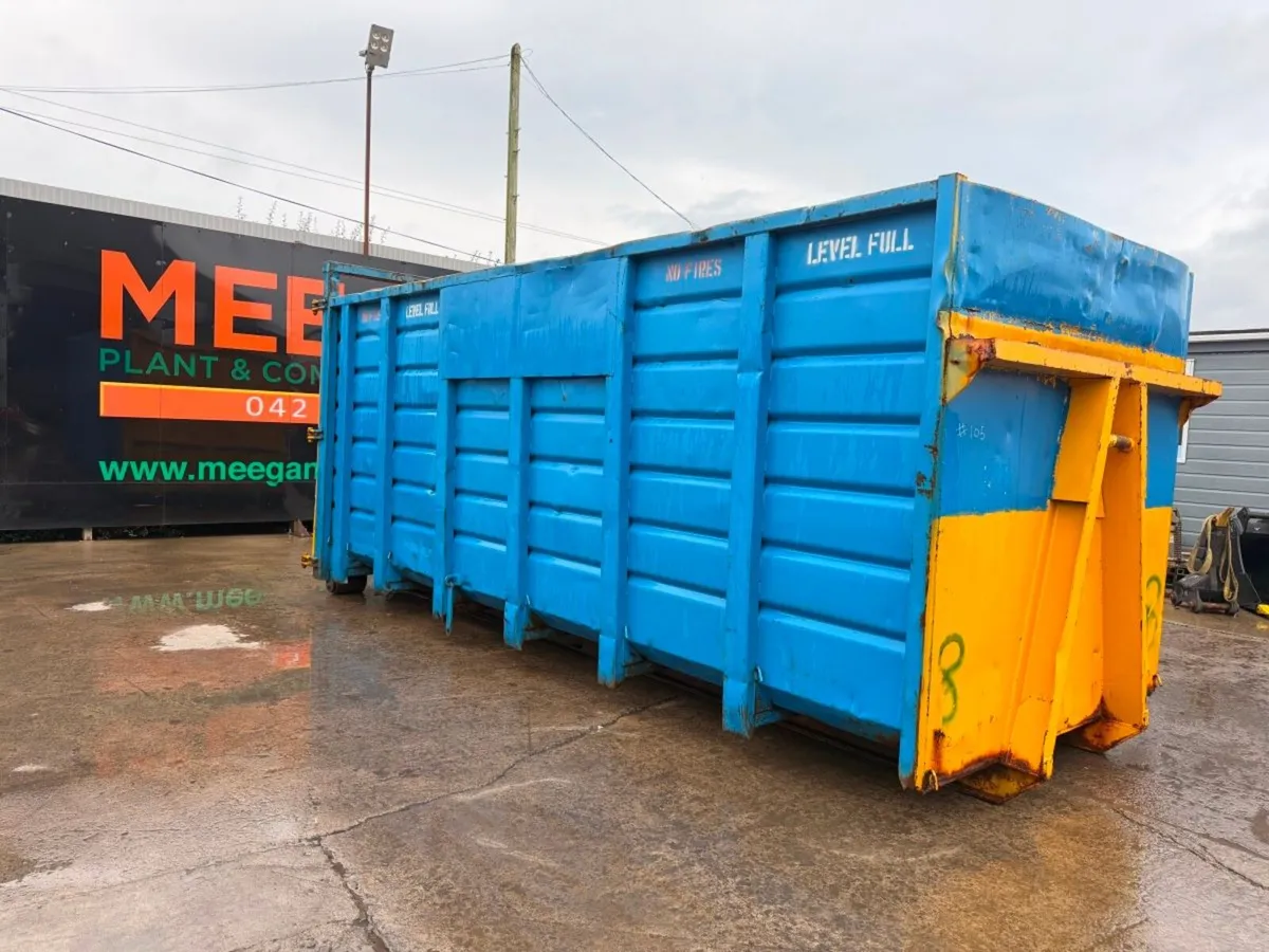 40 cubic yard roll-on / roll-off hook loader skip - Image 4