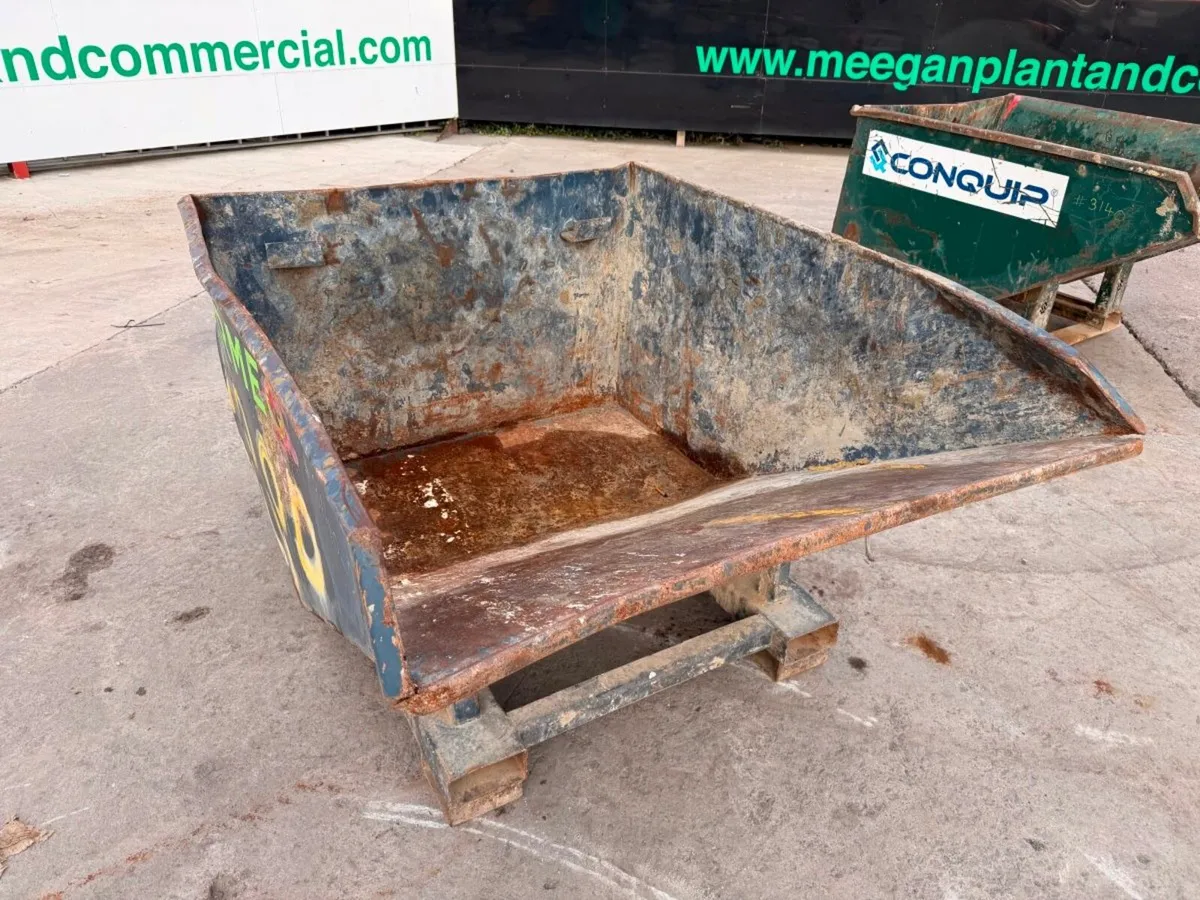 Conquip Auto-Lock Telehandler Tipping Skip...3140- - Image 4