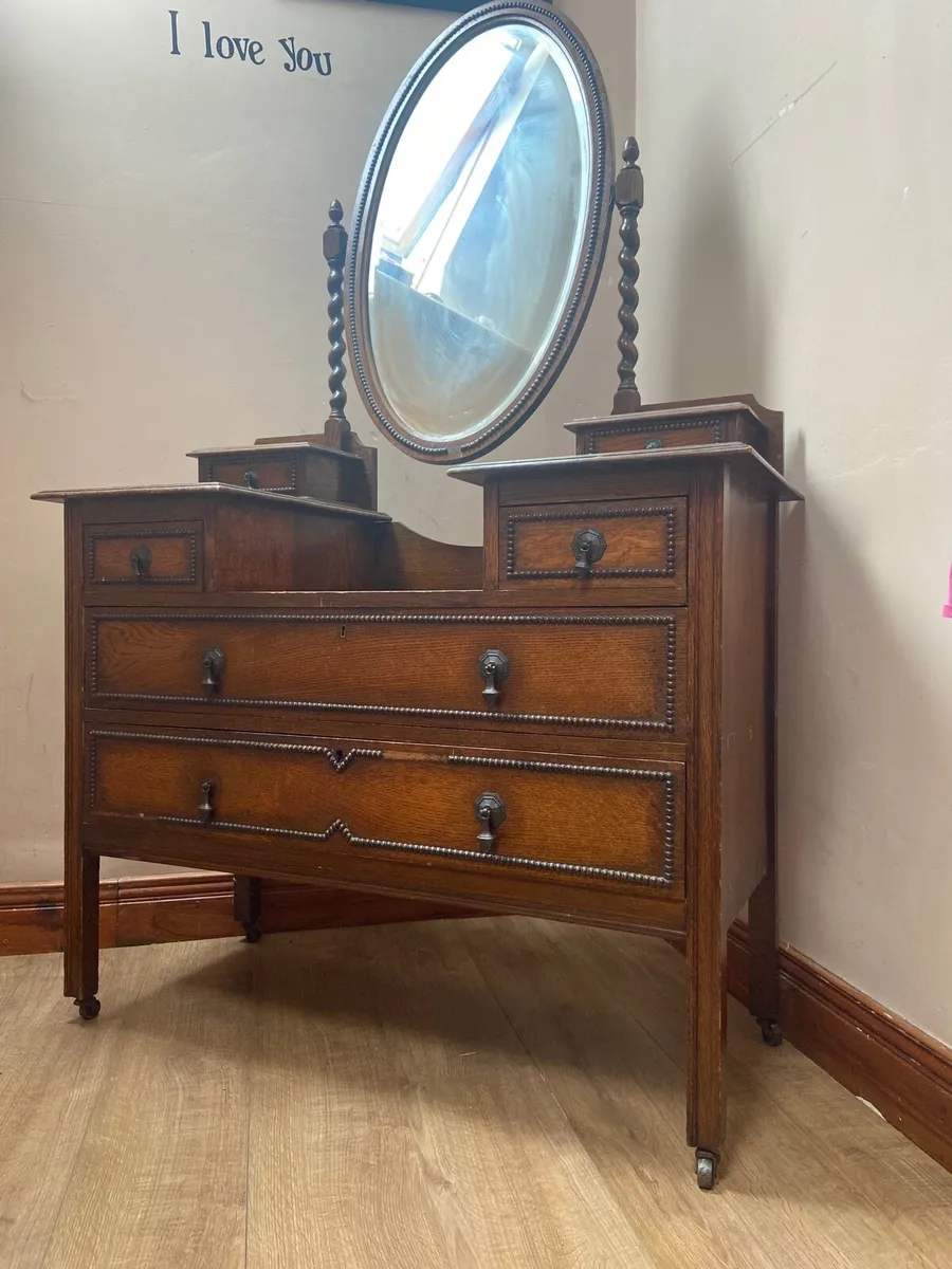 Antique oak dresser