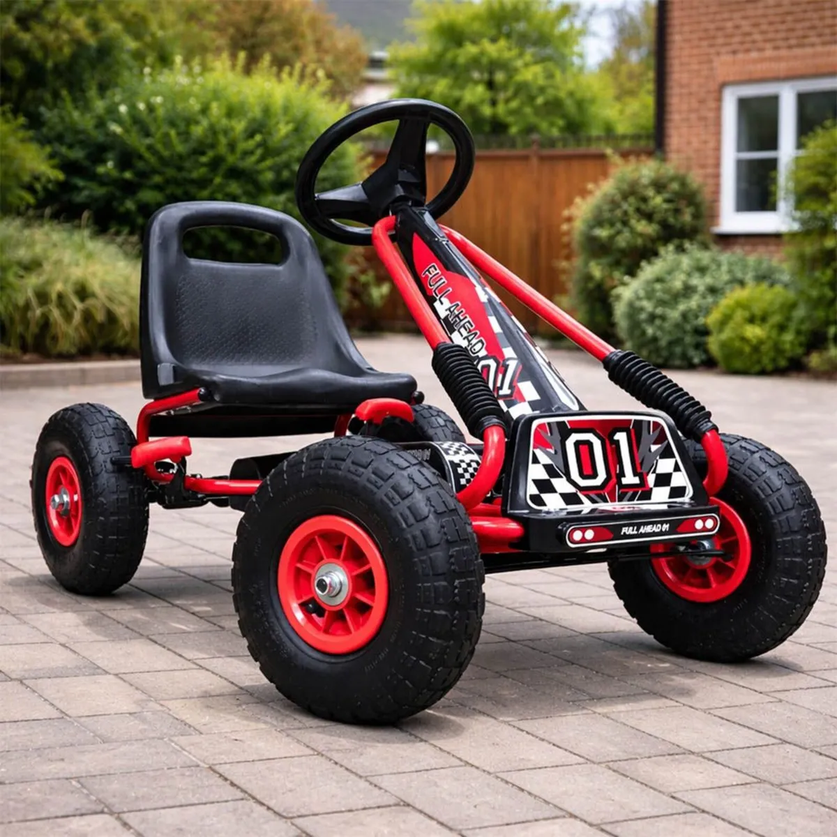 Kids Racer Pedal Go-Kart 4-8 Years .. Free Deliver - Image 1