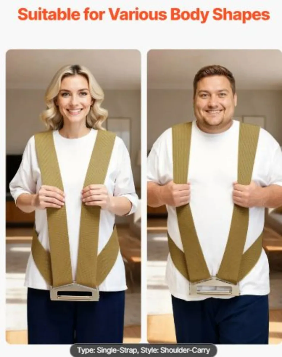 Moving Straps, Supports up to 453.6 kg, 2-Person - Image 4
