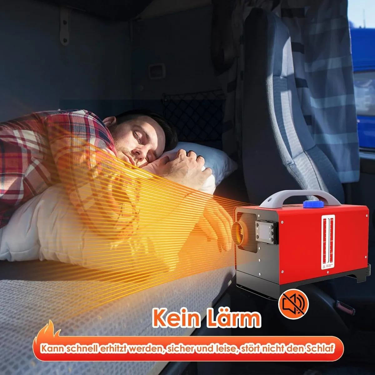 12 V 8 kW Diesel Heater, Remote, LCD - Image 3