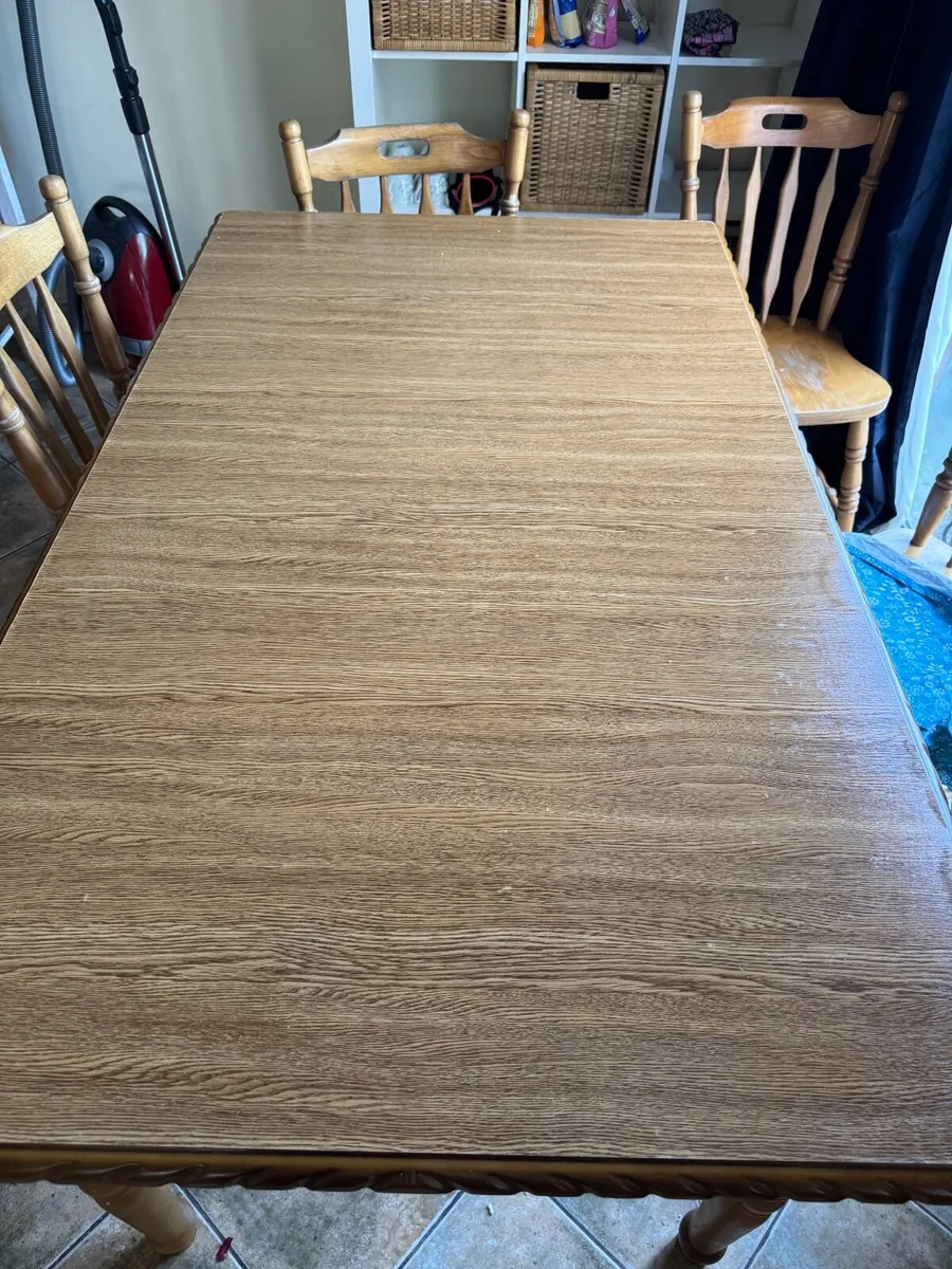 Dining table with 6 chairs - Image 4