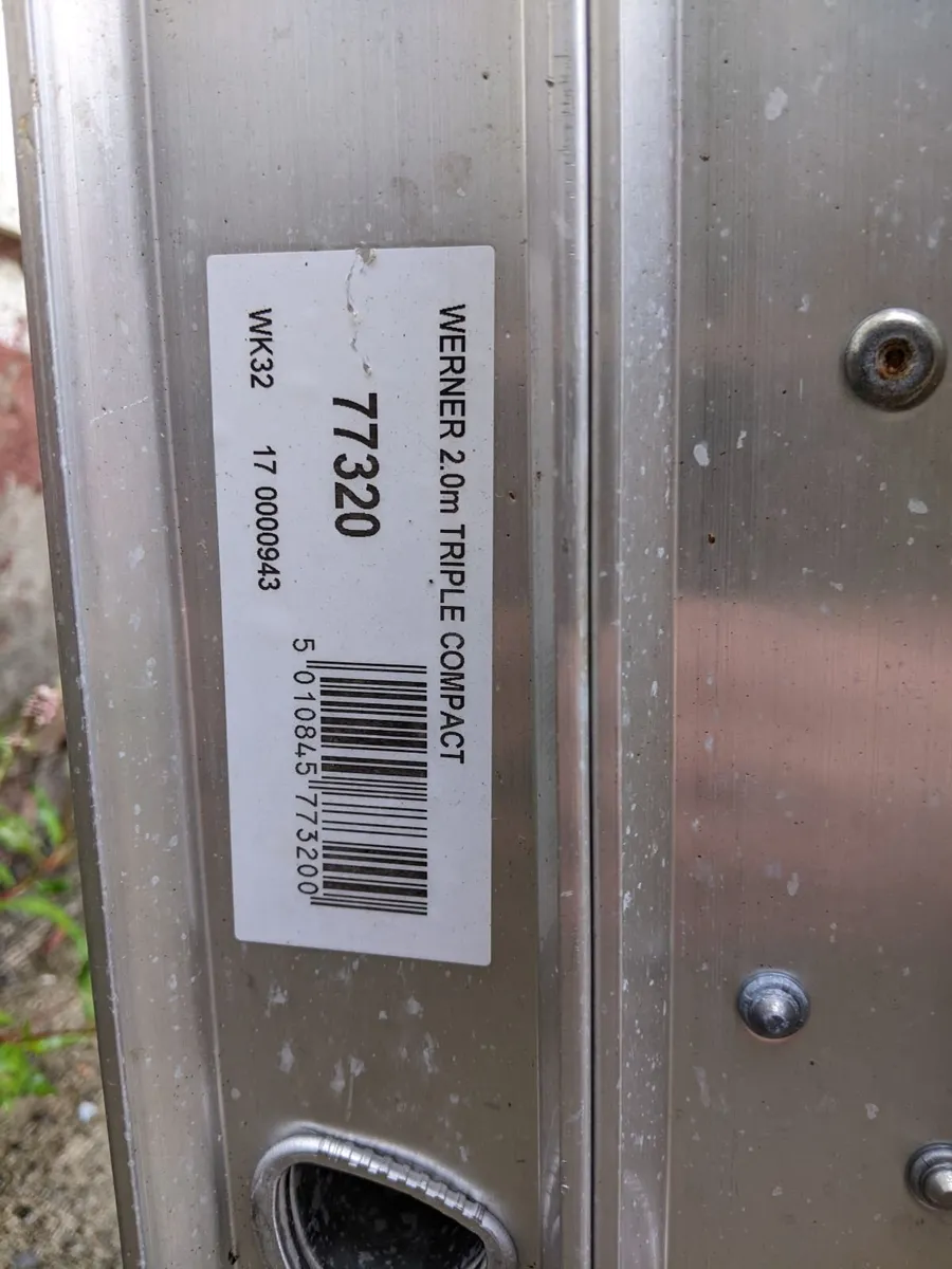 Werner tripple extension ladder - Image 3