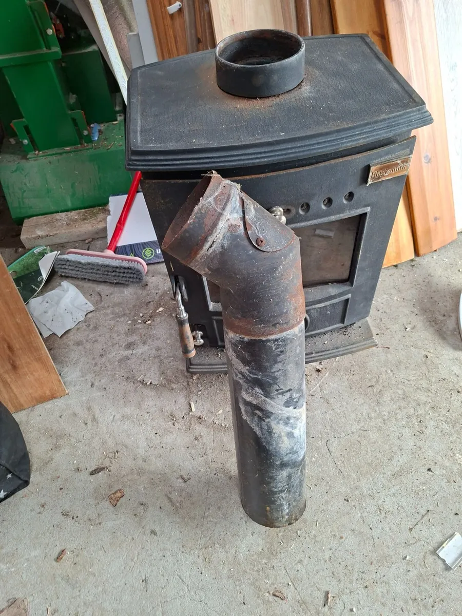 Wood Burning Stove and Base - Image 2