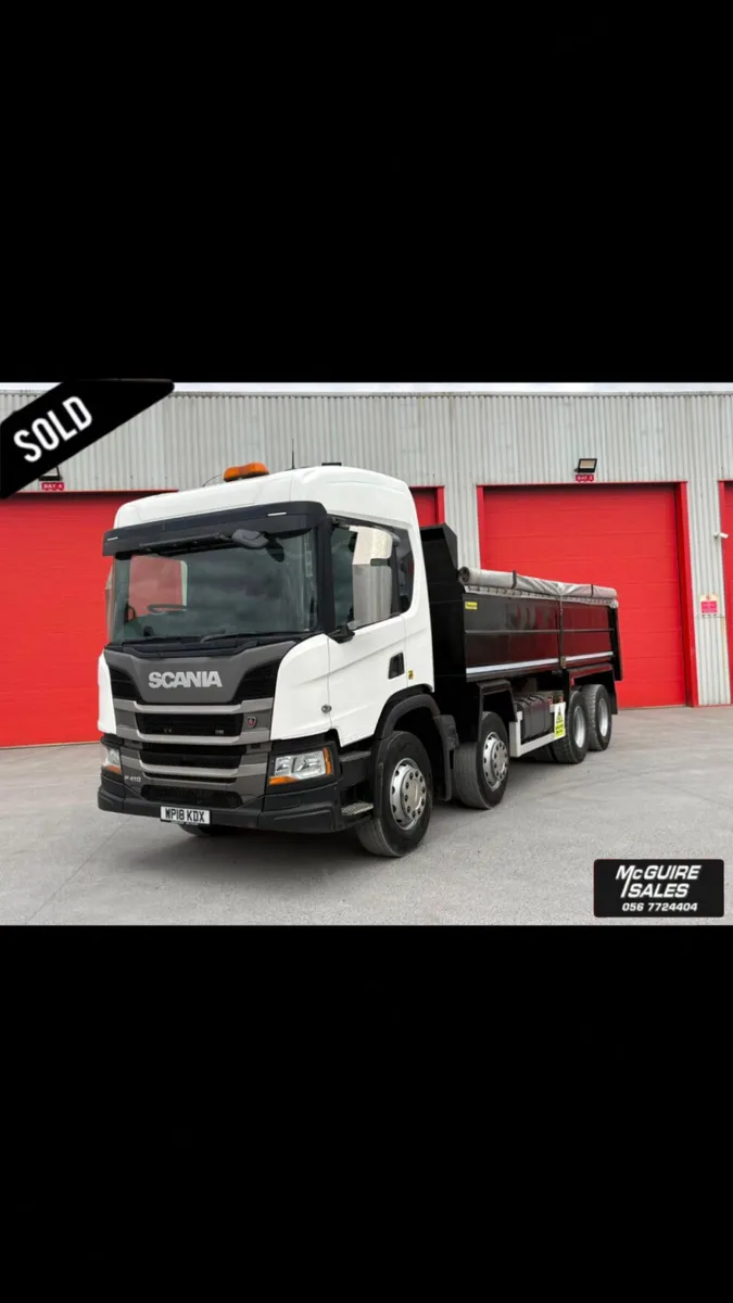 2018 Scania P410 8x4 Tipper - Image 1