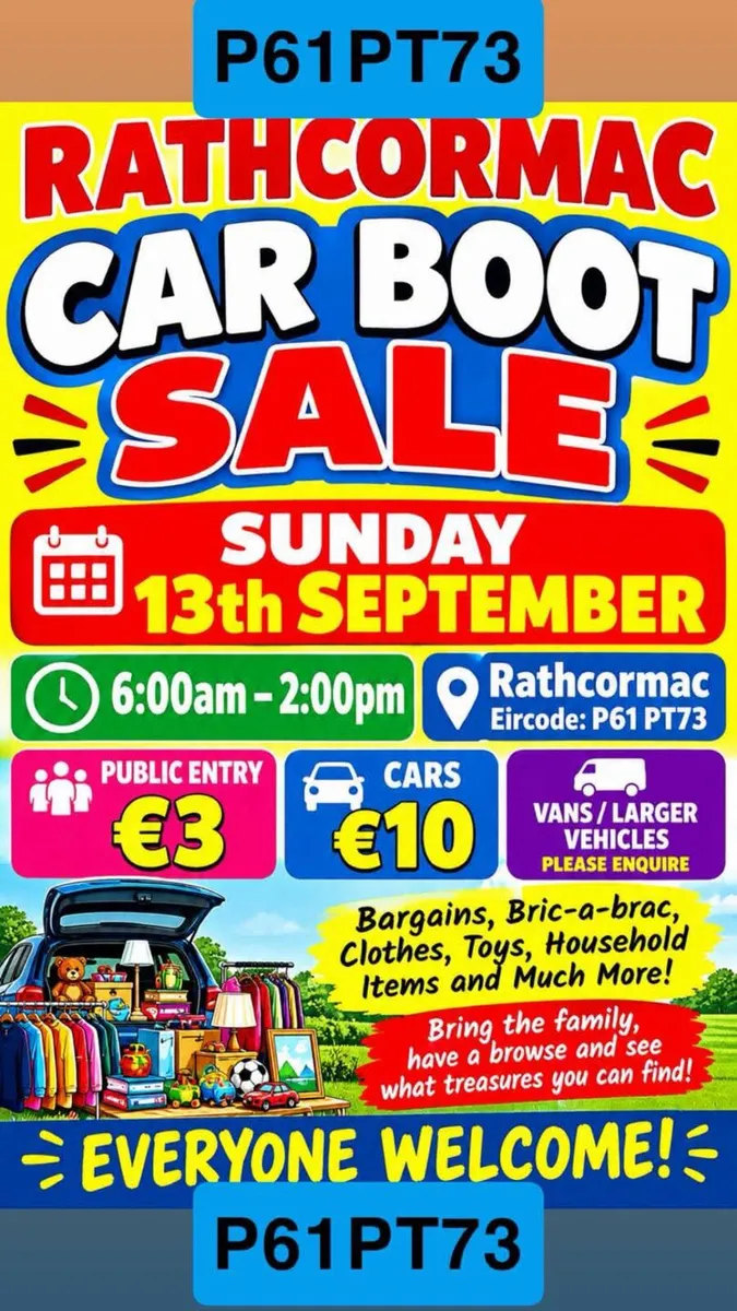 Rathcormac carboot sale