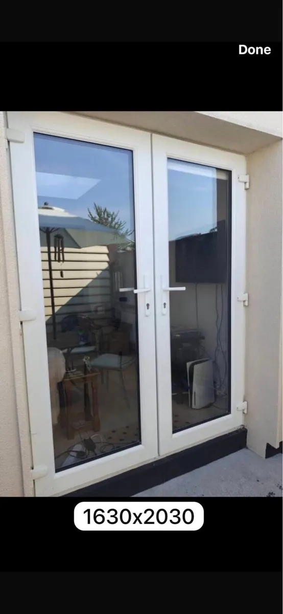WHITE UPVC DOOR