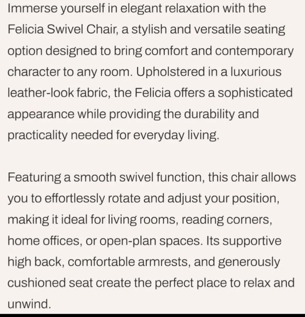 Swivel Chair - Image 4