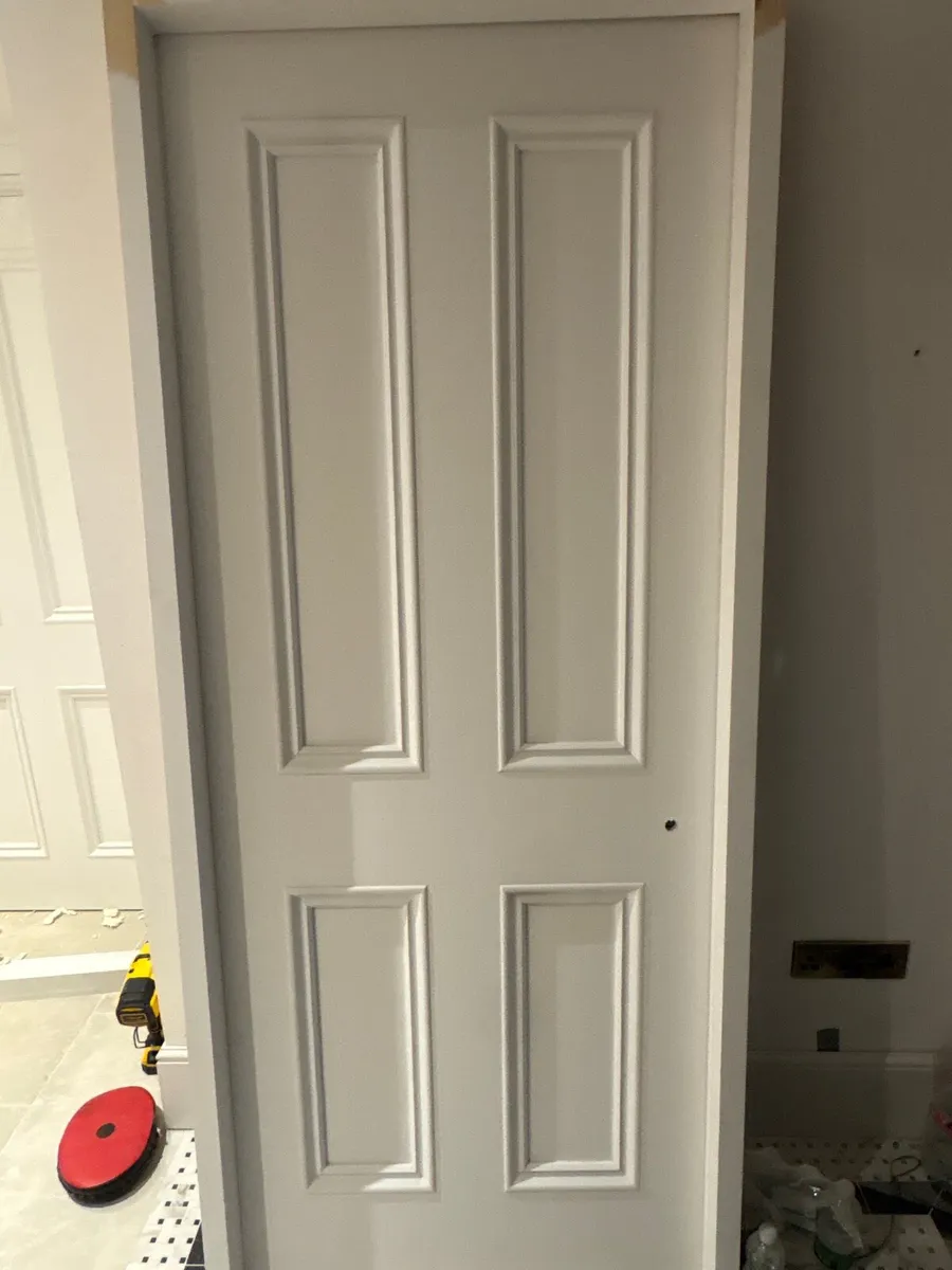 4 panel solid door, 54mm - Image 1