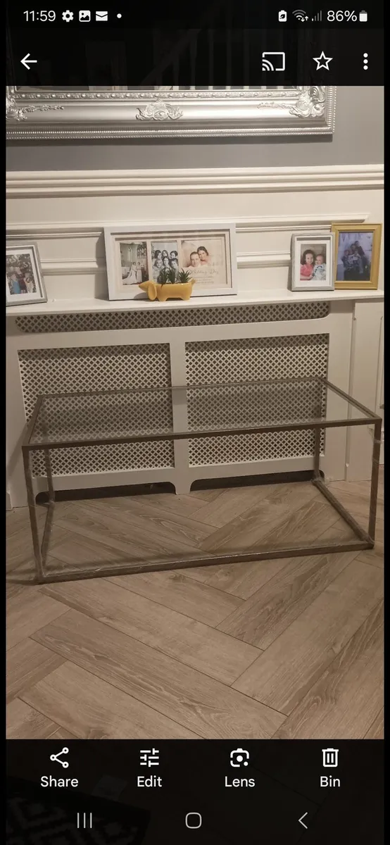 Glass coffee table - Image 3
