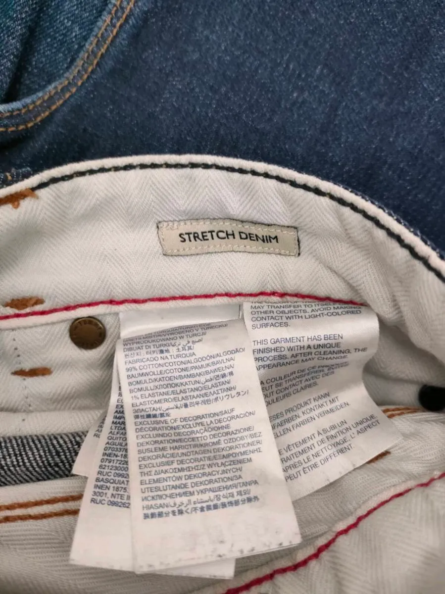 Hilfiger Denton Straight Fit Salvage Jeans W34 L31 - Image 4