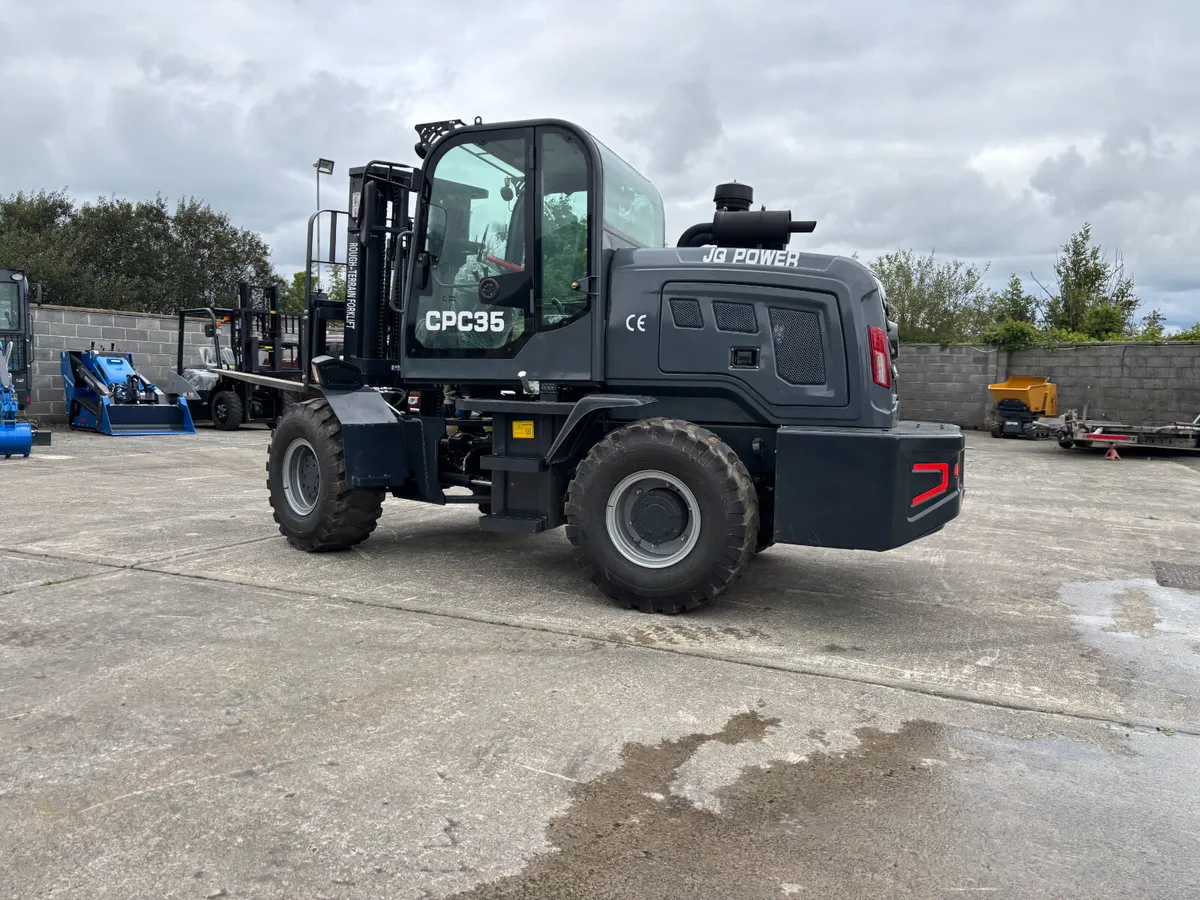 BRAND NEW JQ POWER 3.5T ROUGH TERRAIN FORKLIFT - Image 4