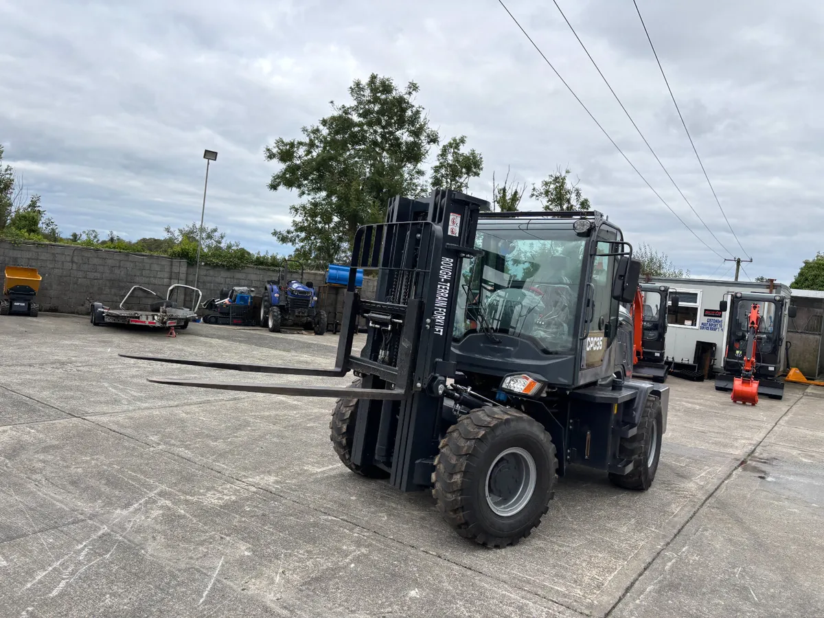 BRAND NEW JQ POWER 3.5T ROUGH TERRAIN FORKLIFT - Image 2