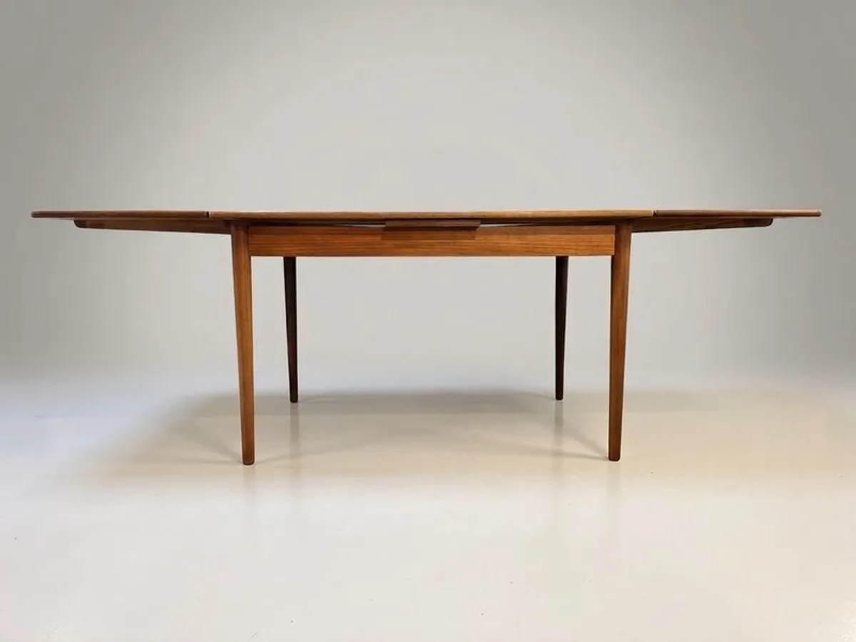 Mid-Century Danish Teak Dining Table (1960s) - Image 2