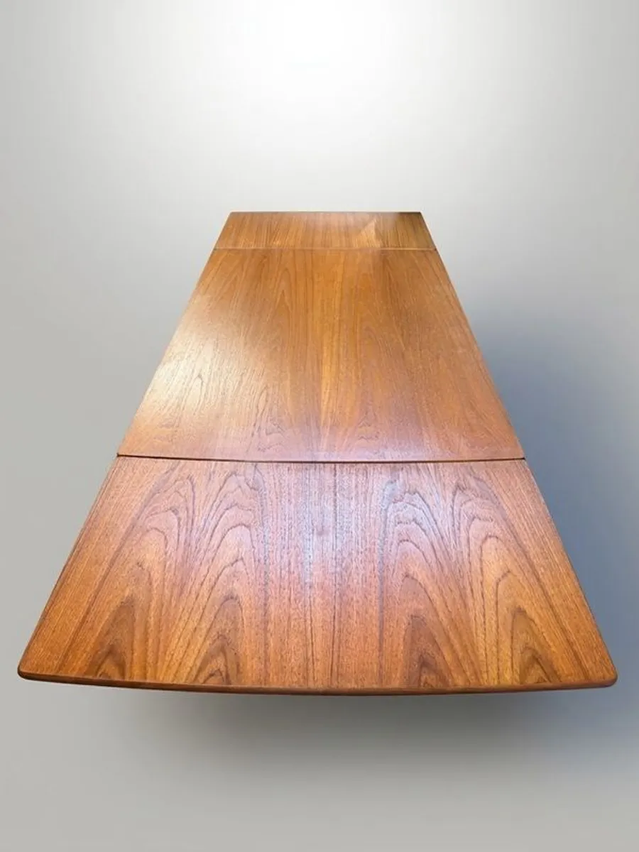 Mid-Century Danish Teak Dining Table (1960s) - Image 4