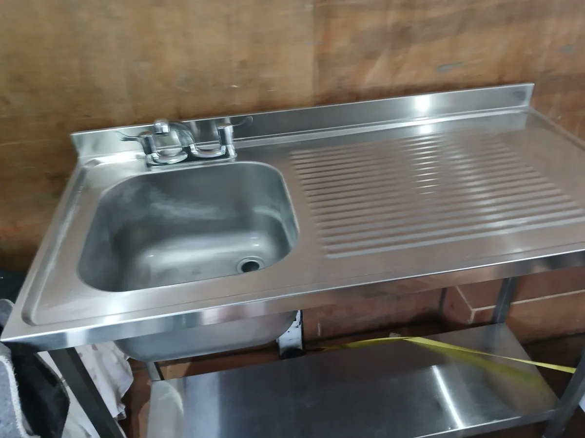 Staneless steel cabbinet sink unit complete - Image 3
