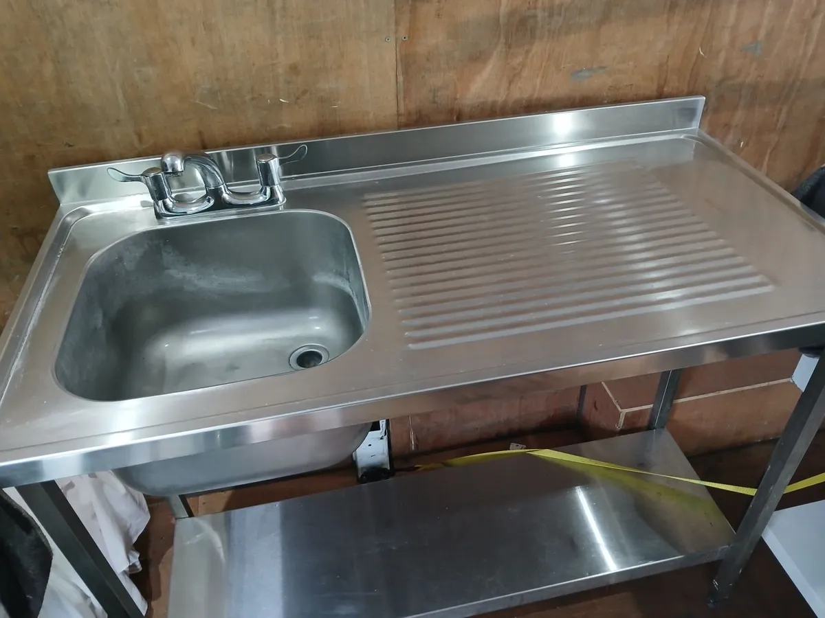 Staneless steel cabbinet sink unit complete - Image 4