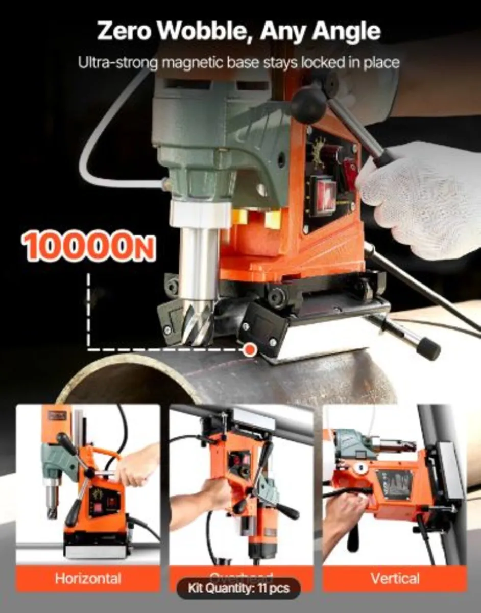 Magnetic Drill Press,1400 W, 50 mm Boring Diameter - Image 3