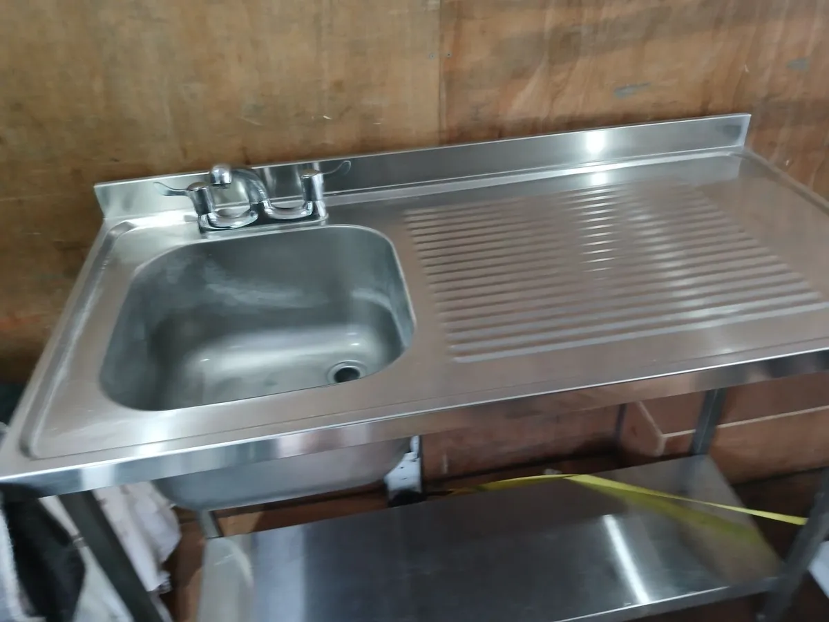 Staneless steel cabbinet sink unit complete - Image 3