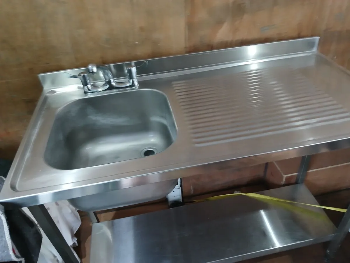 Staneless steel cabbinet sink unit complete - Image 4