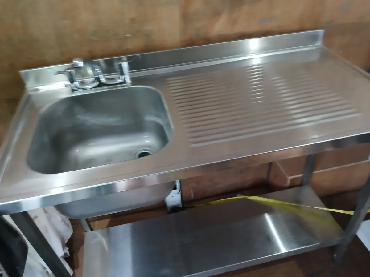 Staneless steel cabbinet sink unit complete - Image 2