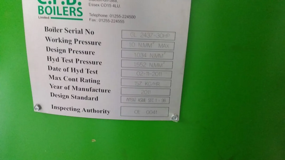 COMMERCIAL BOILER - Image 2
