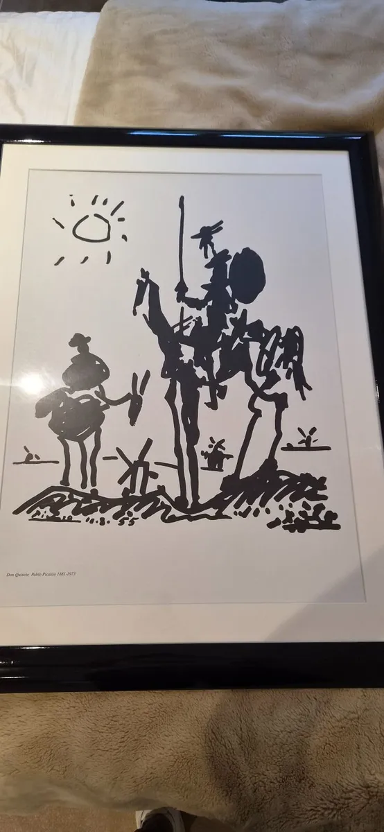 Picasso Don Quixote large framed print - Image 4